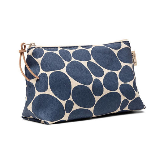 GYLLSTAD STUDIO Kosmetiktasche Large, Stenar, blau & weiß