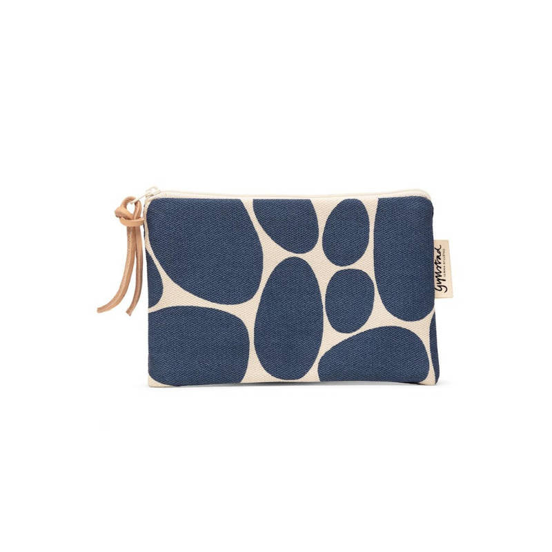 GYLLSTAD STUDIO Kosmetiktasche Small, Stenar, blau & weiß
