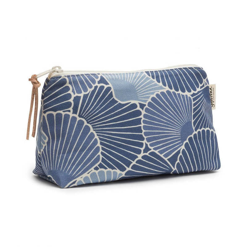GYLLSTAD STUDIO Kulturtasche Medium, Snäckor, blau