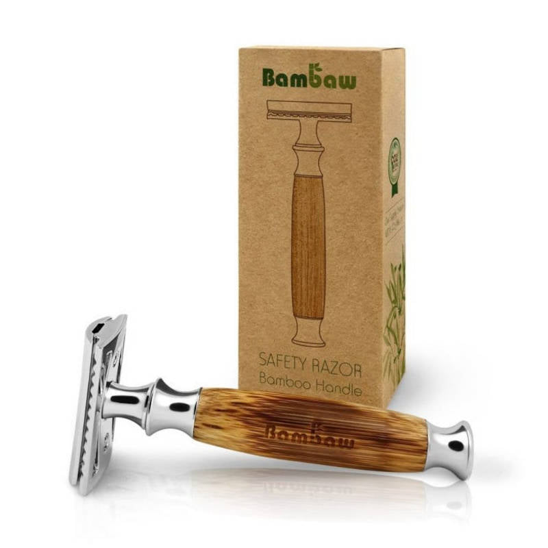 KALIFLOWER ORGANICS / BAMBAW Rasierer aus Bambus & Edelstahl