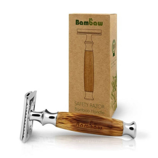 KALIFLOWER ORGANICS / BAMBAW Rasierer aus Bambus & Edelstahl