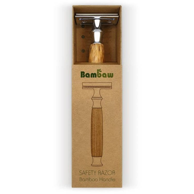 KALIFLOWER ORGANICS / BAMBAW Rasierer aus Bambus & Edelstahl  