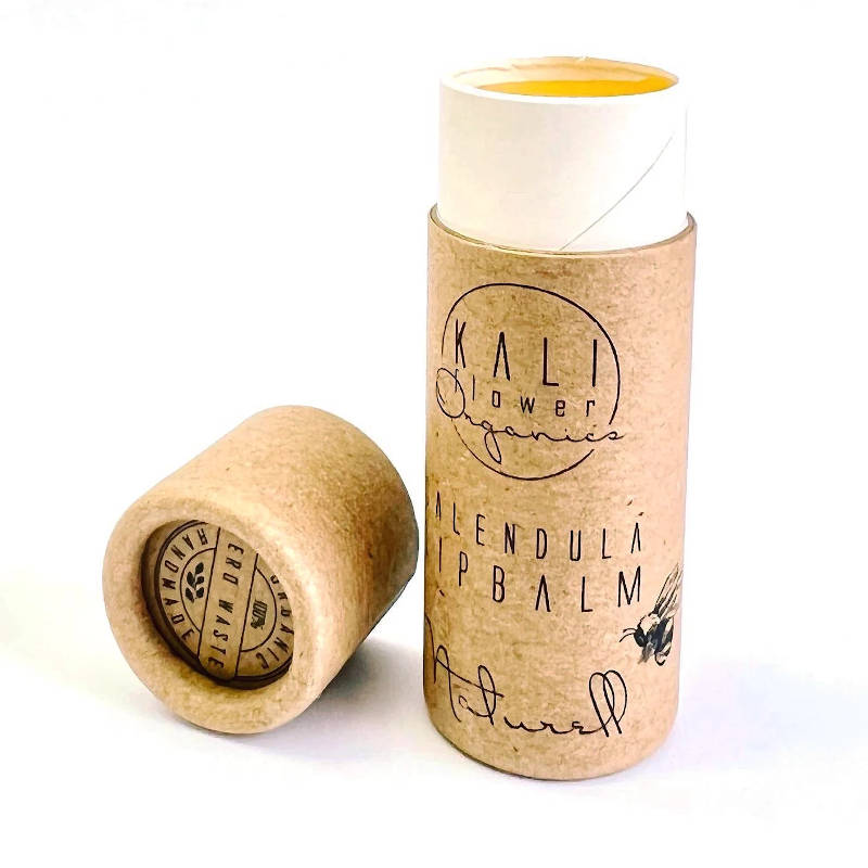 KALIFLOWER ORGANICS Lippenbalsam in Papierhülse, Avokado & Ringelblume, naturell