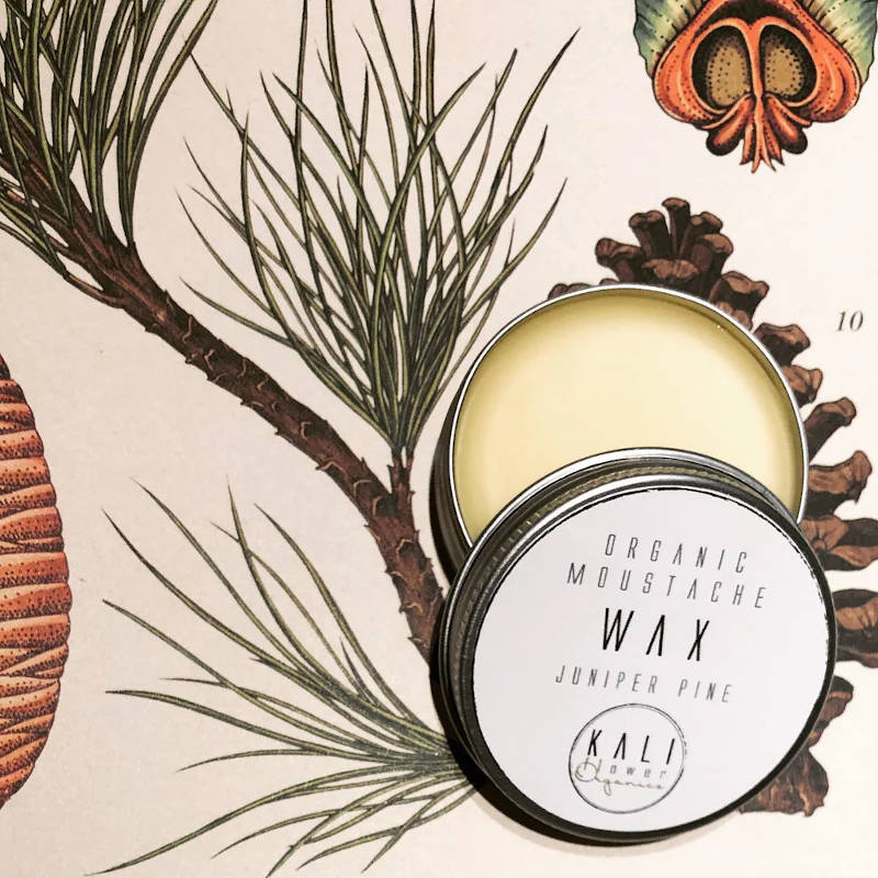 KaliFlower Organics Moustache Wax, Schnurrbartwachs aus Bio-Qualität