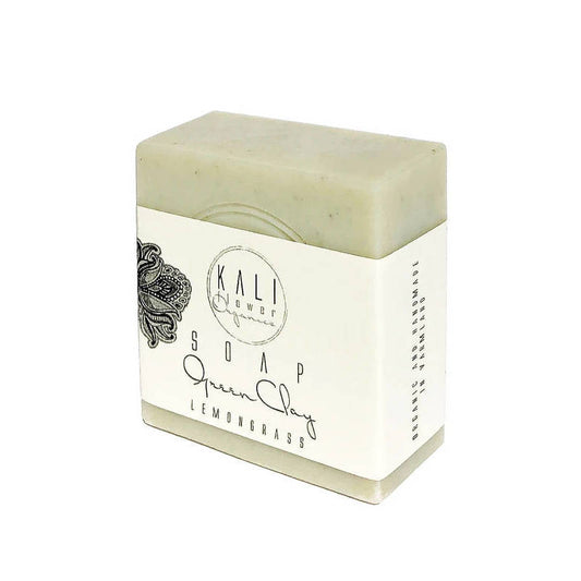 KALIFLOWER ORGANICS feste Seife, grüne Tonerde & Zitronengras. Organic & vegan. 