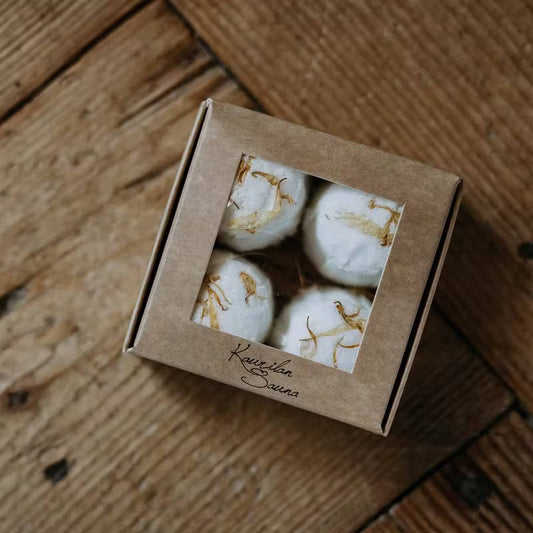 KAURILAN SAUNA Bath Bomb/Foot Bath, Lemongrass, hand made