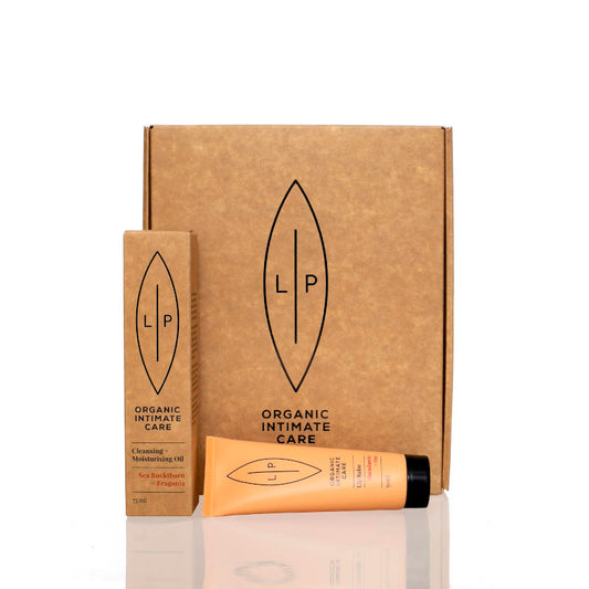 LIP INTIMATE CARE Geschenkset: Cleansing + Moisturising Oil Sea Buckthorn + Fragonia & Lip Balm  
