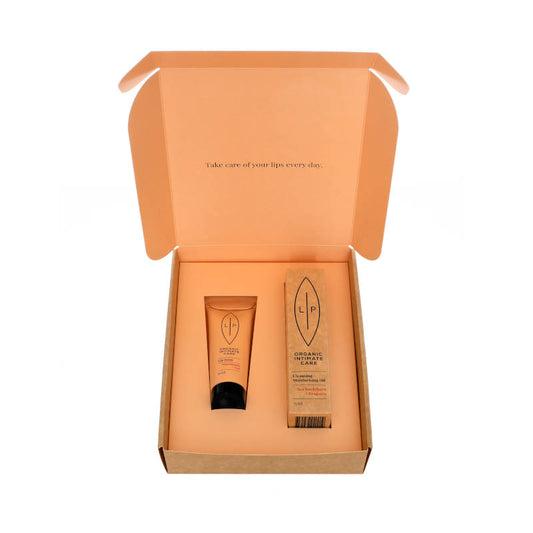 LIP INTIMATE CARE Geschenkset: Cleansing + Moisturising Oil Sea Buckthorn + Fragonia & Lip Balm 