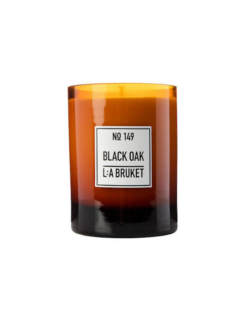 L:a Bruket no 149 Candle Black Oak, Duftkerze schwarze Eiche 