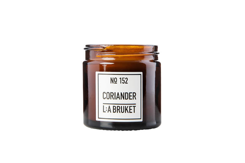 L:A BRUKET no 152 Scented Candle Coriander, Duftkerze Koriander, klein