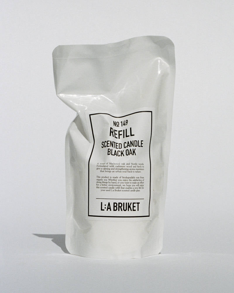 L:A BRUKET No 149 Candle Black Oak Refill / Duftkerze schwarze Eiche zum Nachfüllen