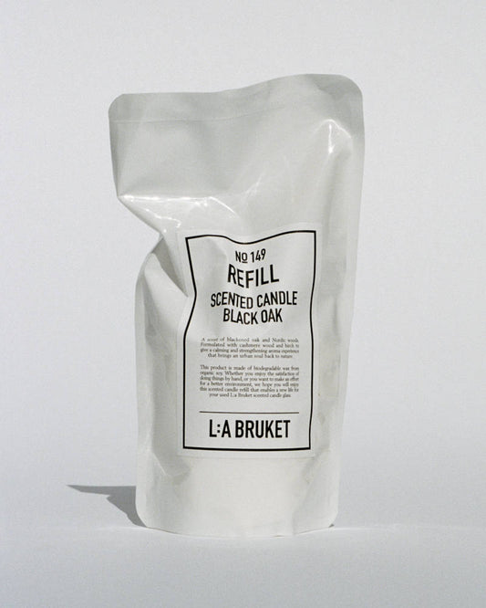 L:A BRUKET No 149 Candle Black Oak Refill / Duftkerze schwarze Eiche zum Nachfüllen