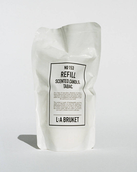 L:a Bruket No 153 Candle Tabac Refill / Duftkerze Tabak zum Nachfüllen
