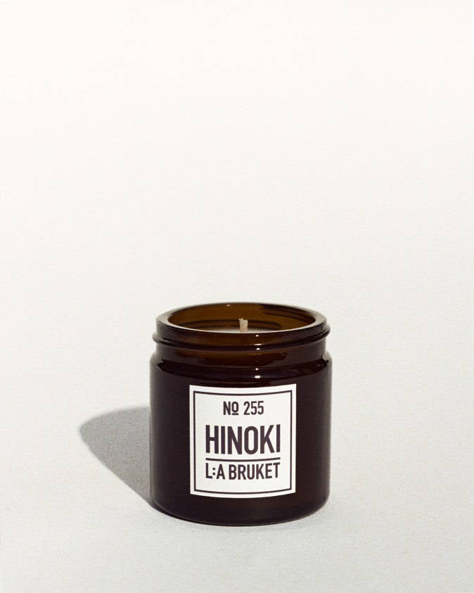 L:A BRUKET No 255 Candle Hinoki / Duftkerze Hinoki