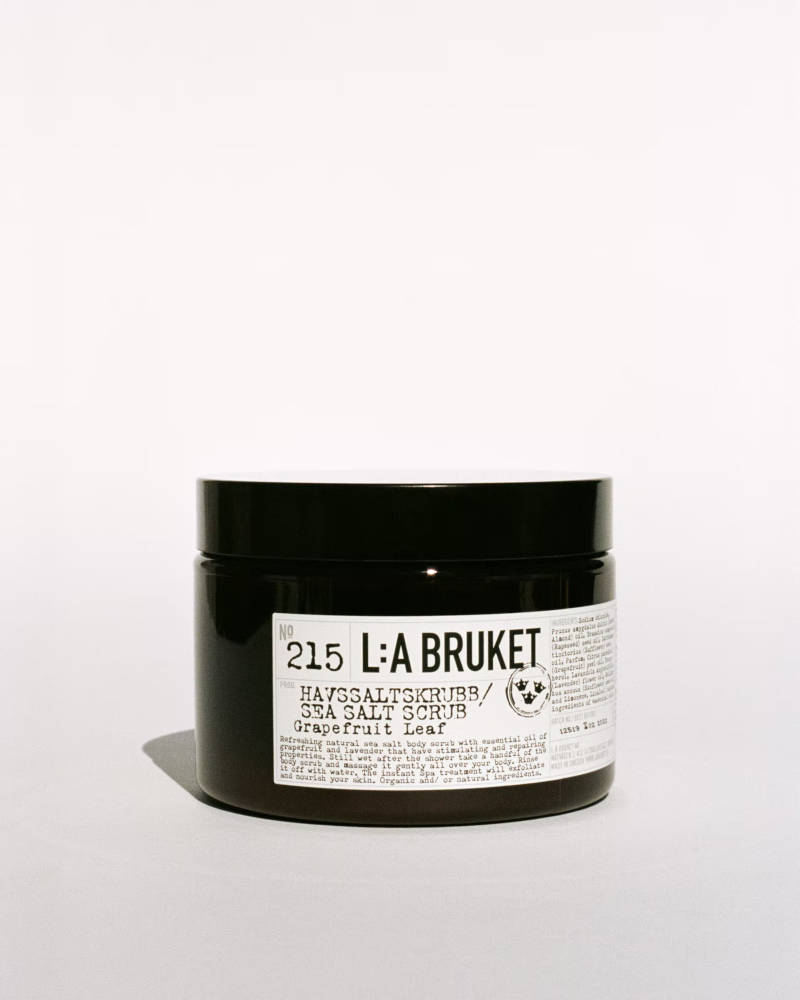 L:A BRUKET No 215 Sea Salt Scrub Grapefruit Leaf, Meersalz-Peeling Grapefrucht