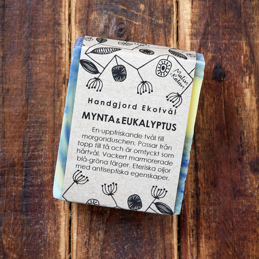 MALIN I RATAN feste Seife Minze & Eukalyptus