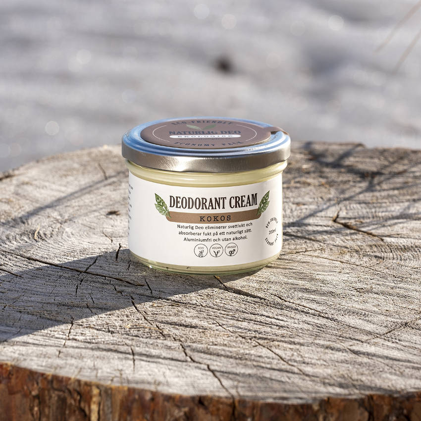 NATURLIG DEO Deocreme Kokos, groß, 200 ml 