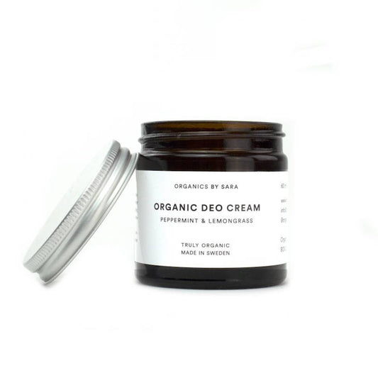 ORGANICS BY SARA Organic Deo Cream Peppermint & Lemongrass, Deocreme Pfefferminze & Zitronengras