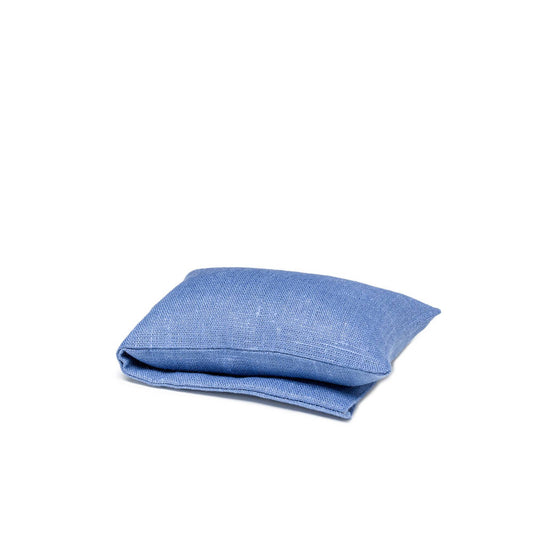 TERRIBLE TWINS Wärmekissen / Augenkissen aus Leinen, blau, mit oder ohne Lavendel