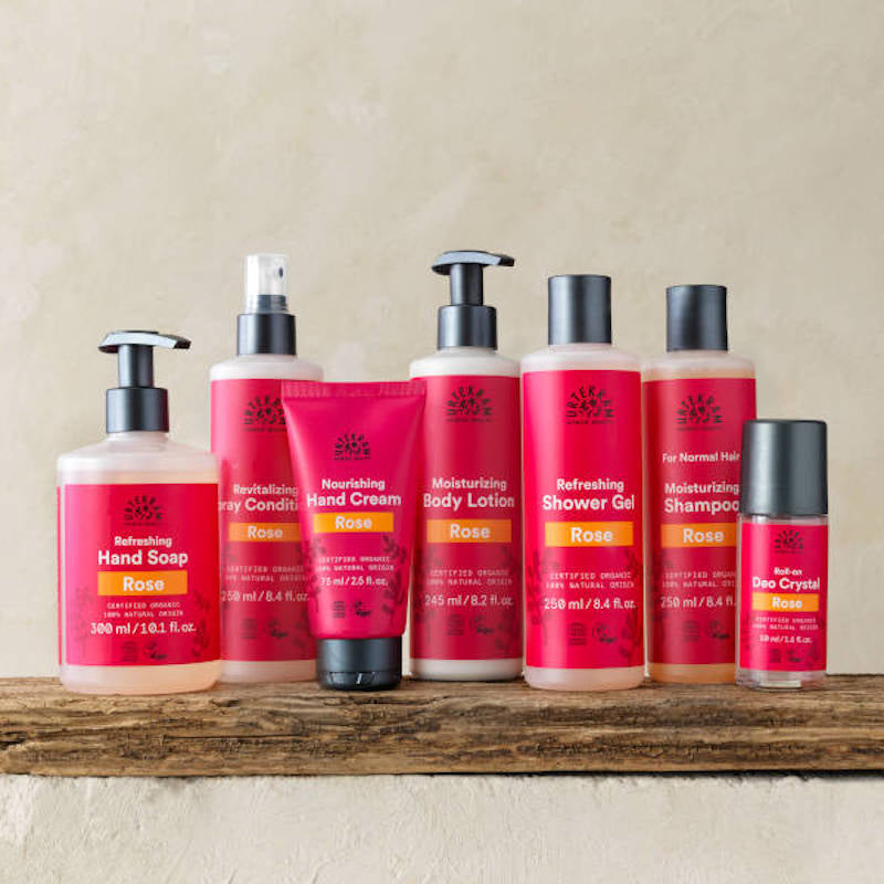 Urtekram bio-zertifizierte Pflegeprodukte, rose
