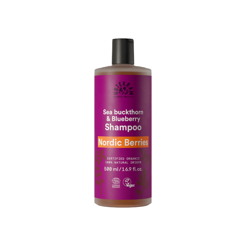 URTEKRAM Nordic Berries Shampoo, Sea Buckthorn & Blueberry