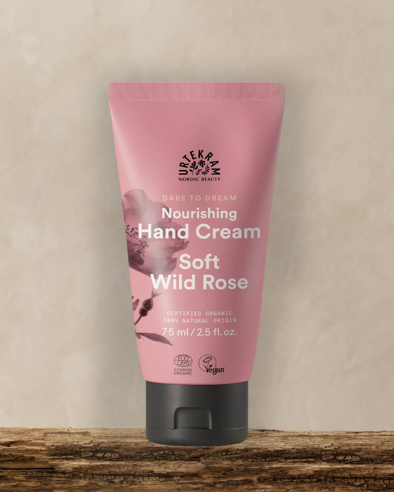 URTEKRAM Hand Cream, Soft Wild Rose