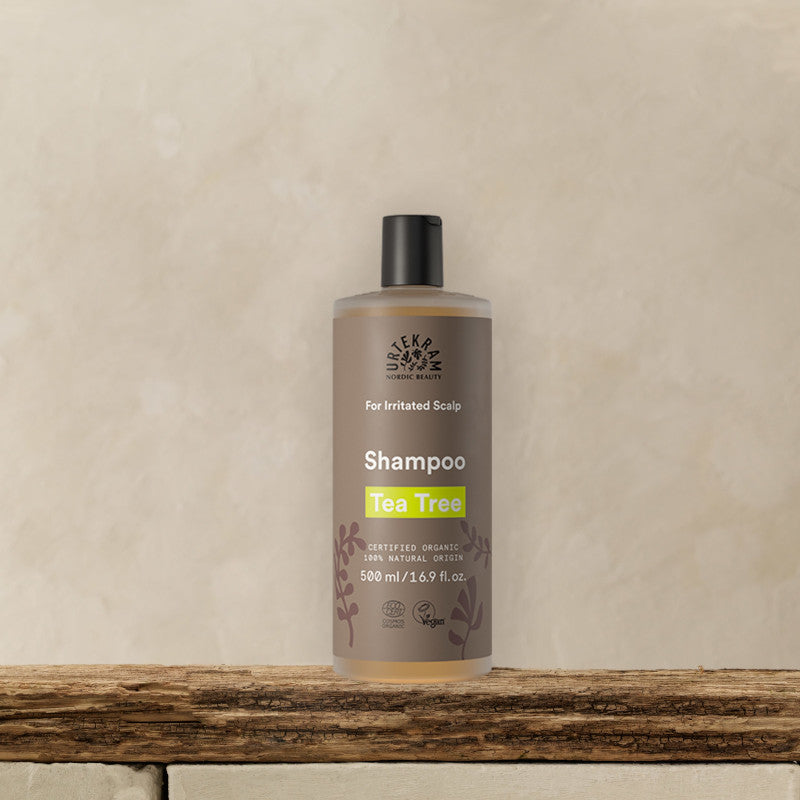 URTEKRAM Shampoo for irritated scalp, Tea Tree, 500 ml