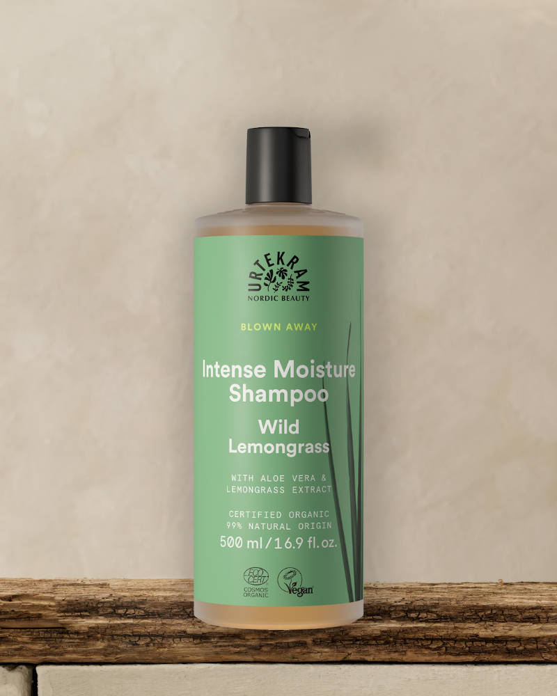 URTEKRAM Wild Lemongrass Intense Moisture Shampoo, 500 ml 